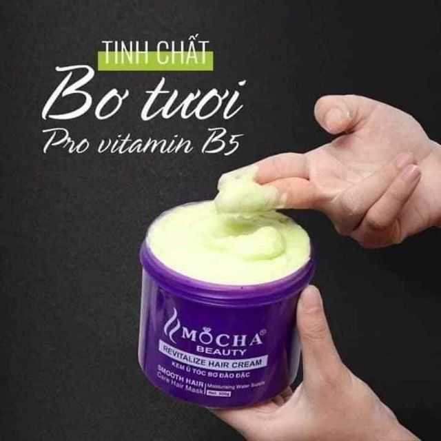 KEM Ủ TÓC BƠ ĐÀO MOCHA