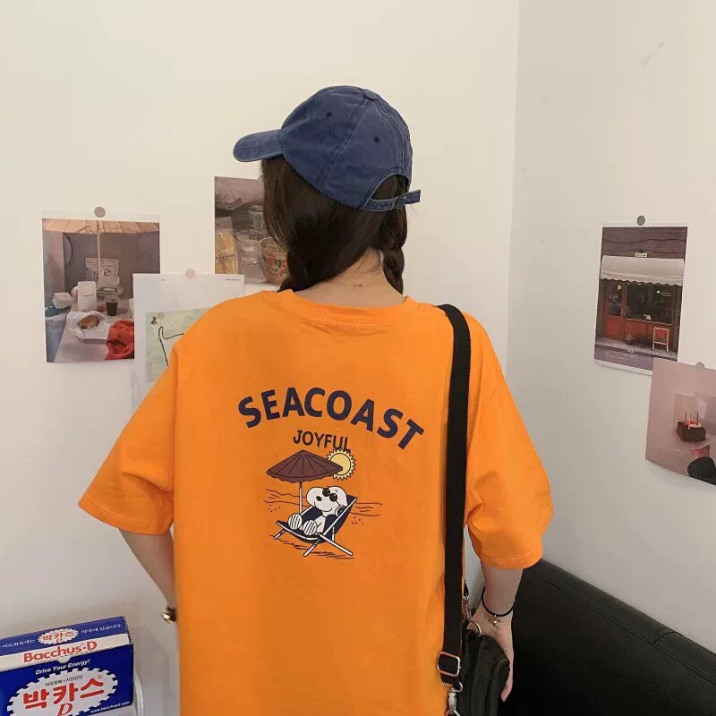 ÁO THUN SEA COAST GIÁ SỈ PHÔNG NAM NỮ TAY NGẴN VÀ LỠ GIA ĐÌNH CẶP ĐÔI CÓ SIZE TRẺ EM CHO BÉ TRAI GÁI UNISEX GIÁ RẺ
