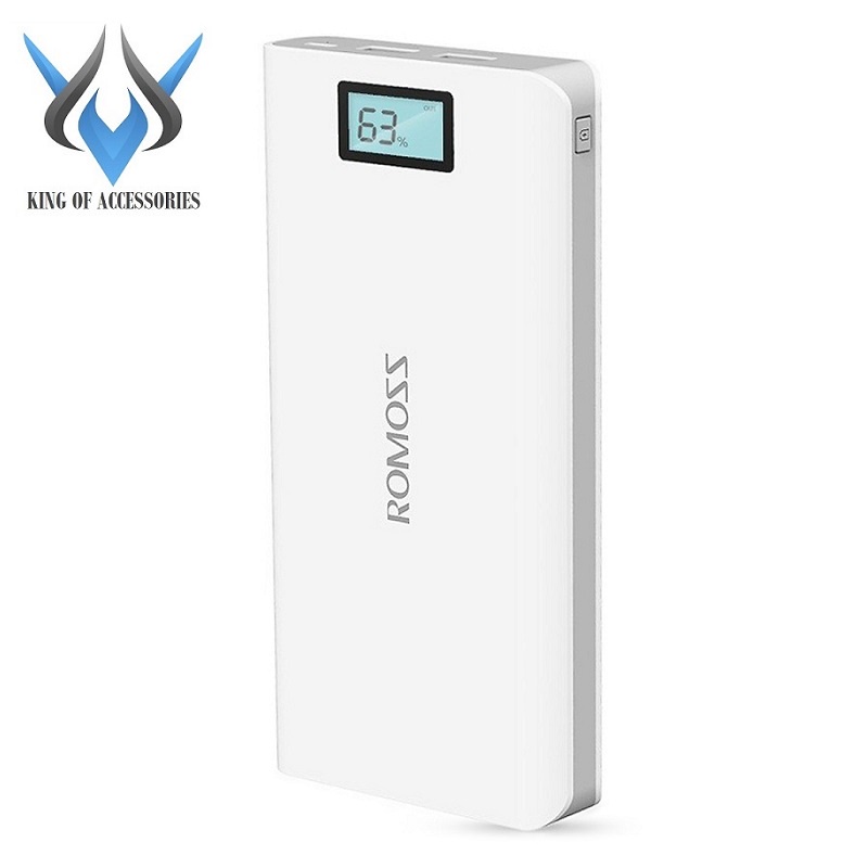 Pin sạc dự phòng Romoss Sense 6 Plus 20000mAh (Trắng) - Phụ Kiện 1986