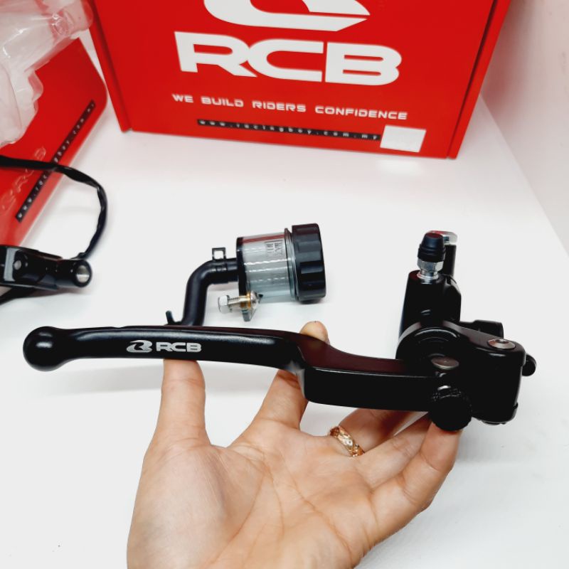 Tay thắng RCB S2 14mm bình dầu rời, tay côn RCB E2