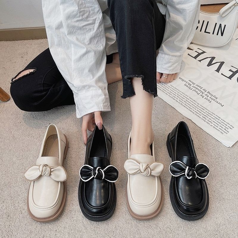 Giày lười Búp bê Nữ đính Nơ SIÊU CUTE