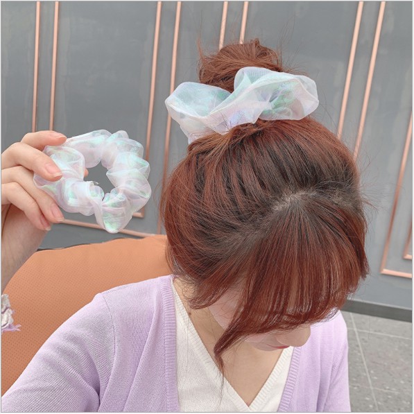 [Mã 151FASHIONSALE1 giảm 10K đơn 50K]Buộc Tóc, Dây Cột Tóc Scrunchies Lấp lánh