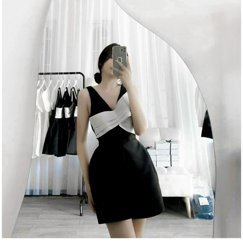 Jum Phối Nơ Xinh Xắn Có Mút Ngực Thời Trang Nữ