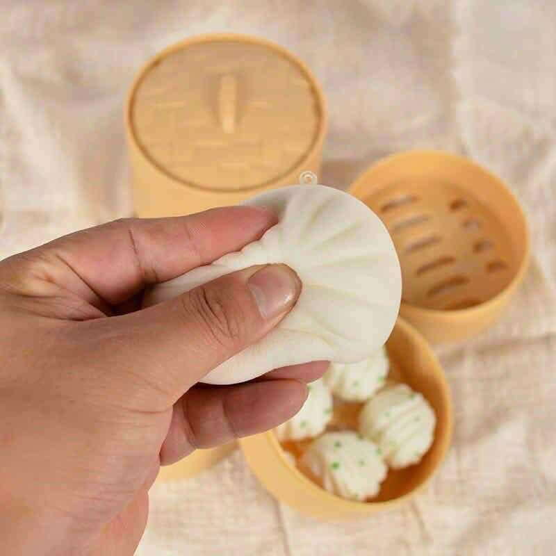 Bánh bao silicone siêu dẻo kèm lồng hấp