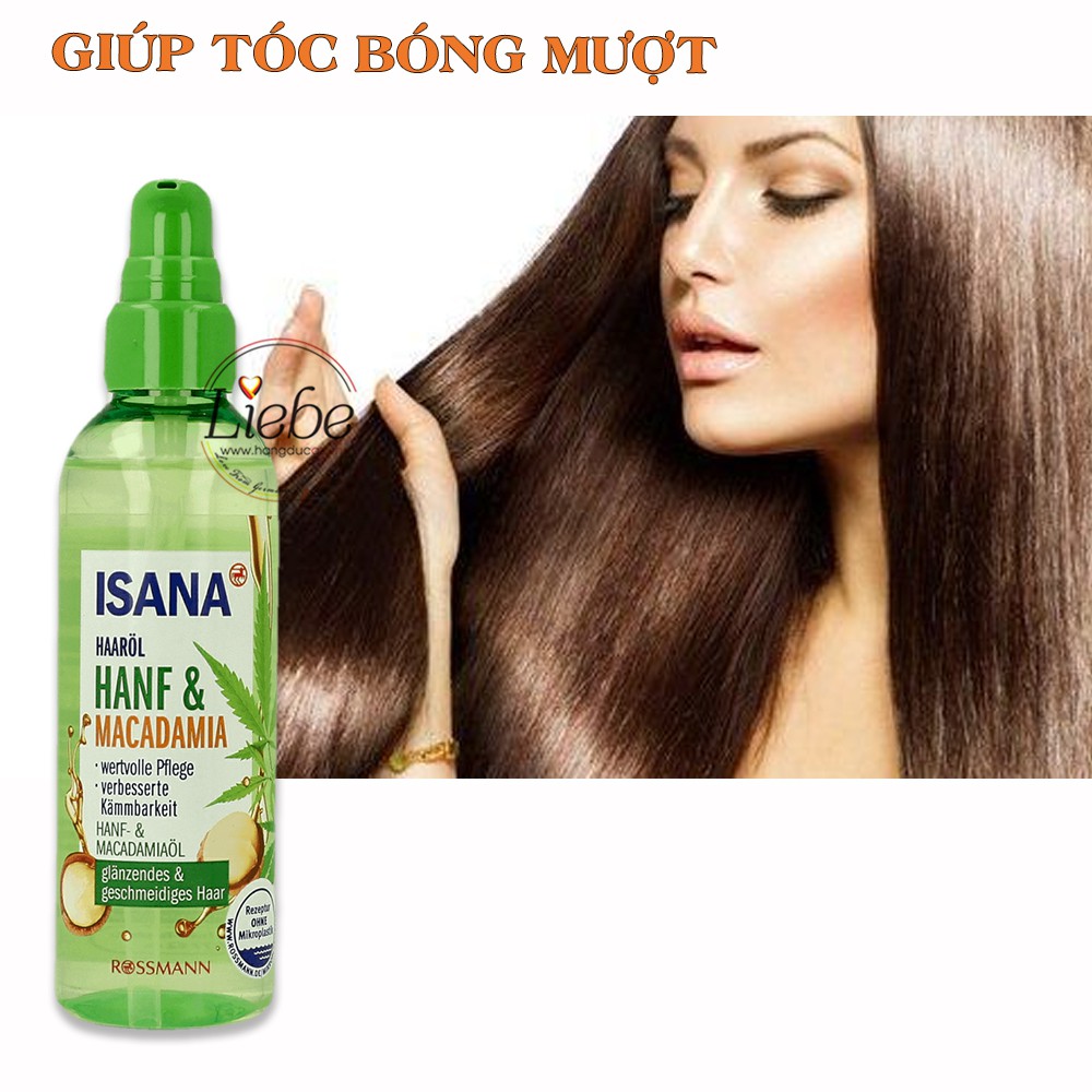 Tinh dầu dưỡng tóc Isana 100ml