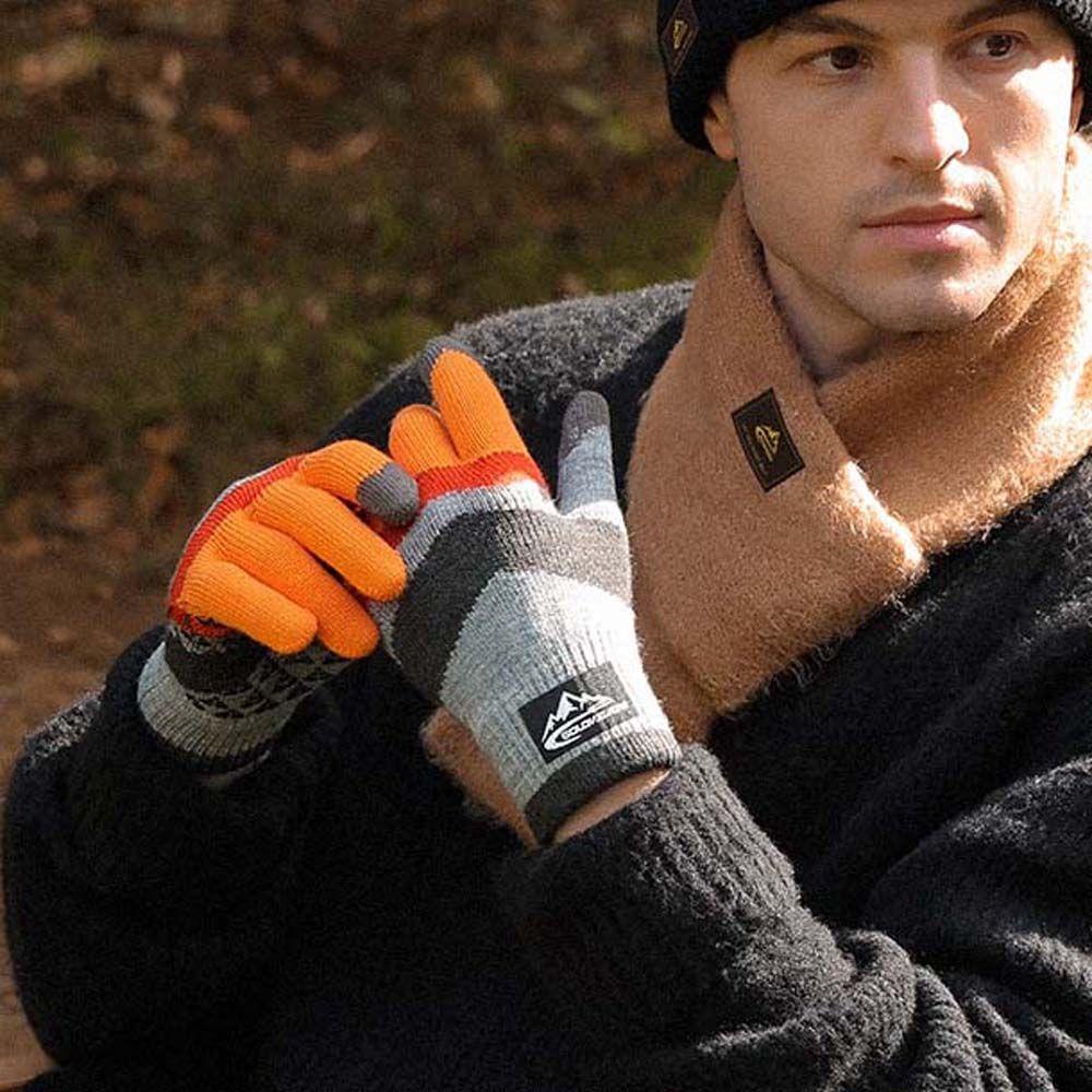 Găng Tay Mùa Đông Polyester Giữ Ấm Cảm Ứng Màn Hình WMES15H Cho Nam