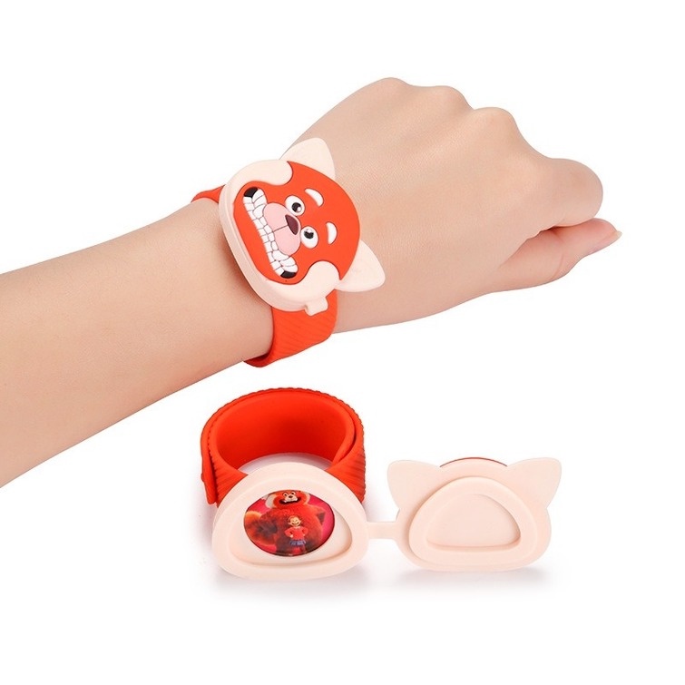 Turning Red Đồ chơi thú nhồi/Bông Hình Gấu Mềm Mại Làm Móc Khóa/Dây Đeo Cổ Tay/ Móc Khóa