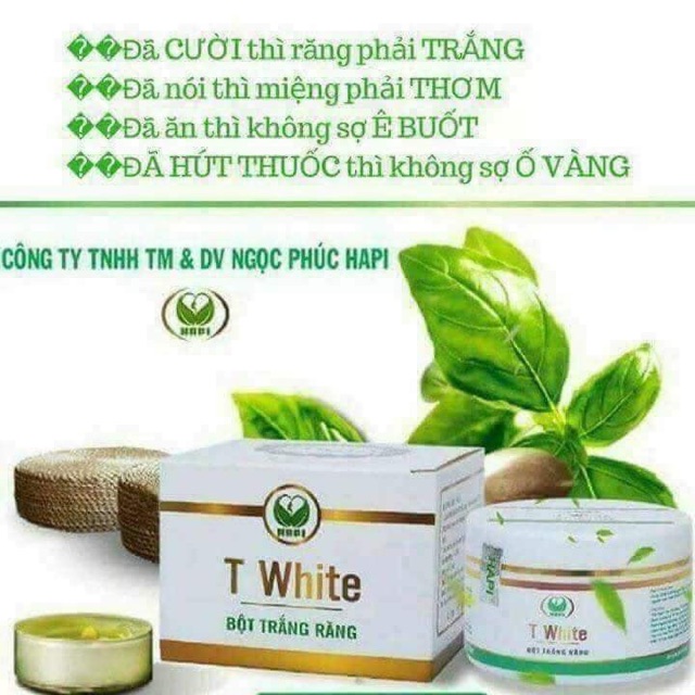 Bột trắng răng T- white