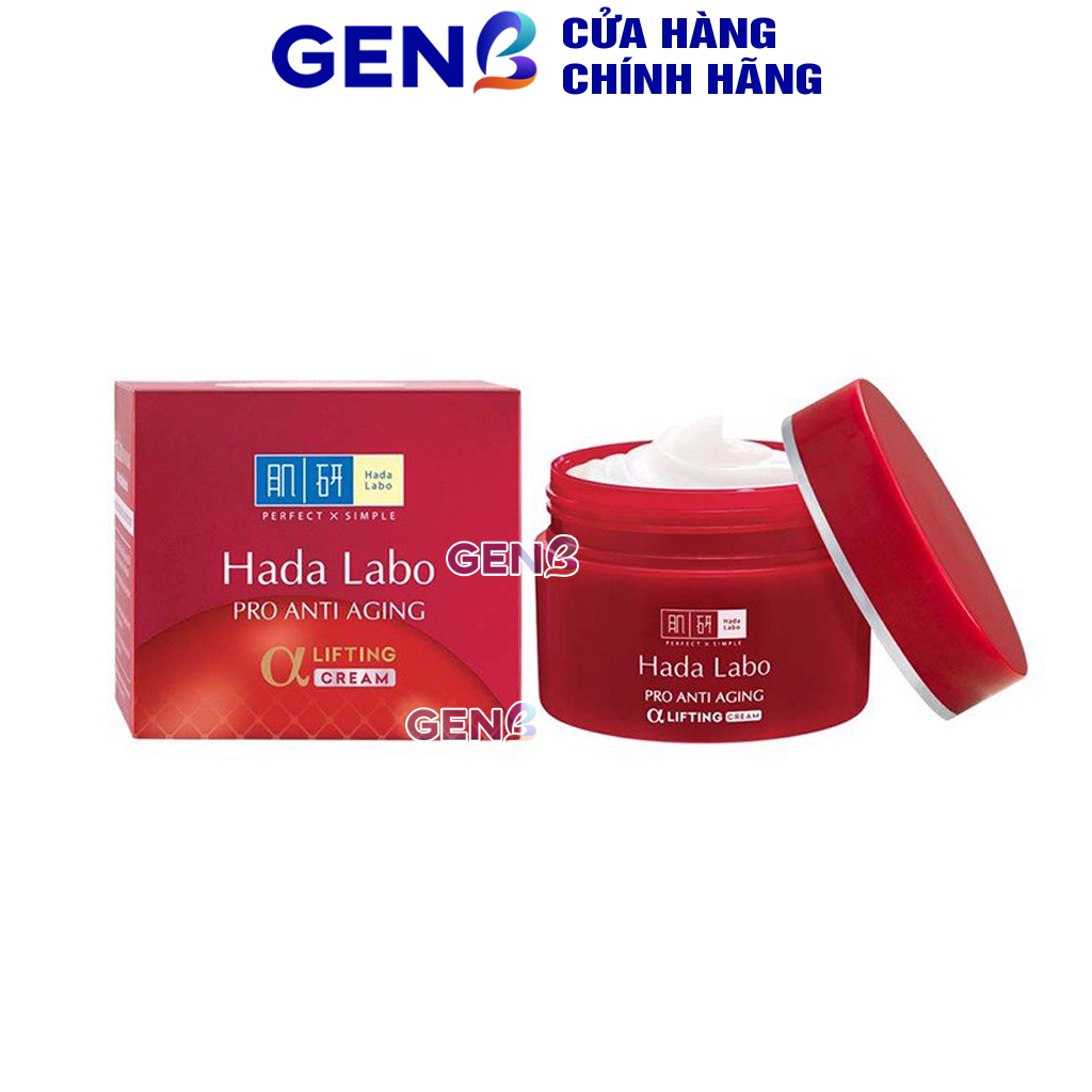 Kem Dưỡng Da Mặt Hada Labo CHÍNH HÃNG -Kem Dưỡng Da Chống Lão Hóa Hada Labo Mờ Thâm Nám, Dưỡng Ẩm Da  Haladabo GENB