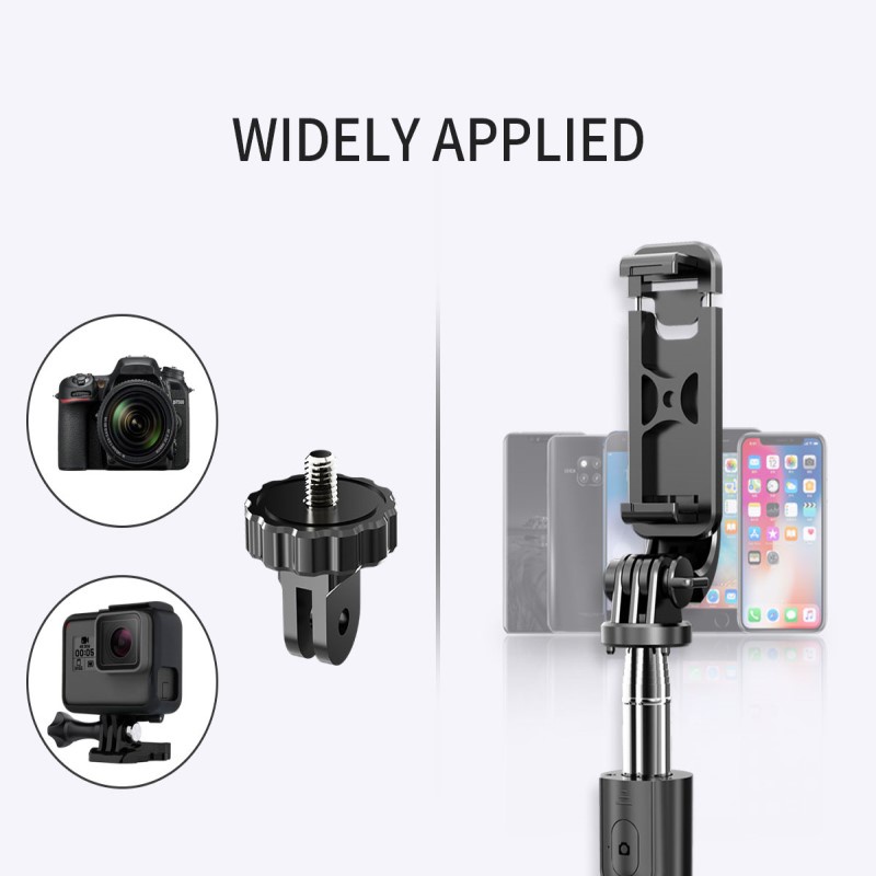 Tripod - Phụ kiện gậy chụp ảnh điện thoại 3 chân Bluetooth L02, Thiết kế xoay 360 độ, có remote