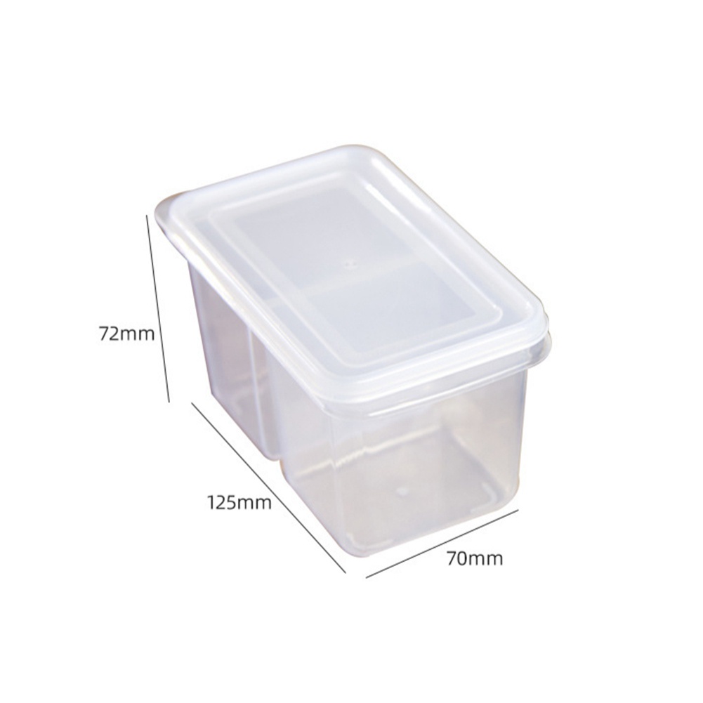 Set 2 hộp đựng thực phẩm trong suốt có nắp đậy tiện dụng