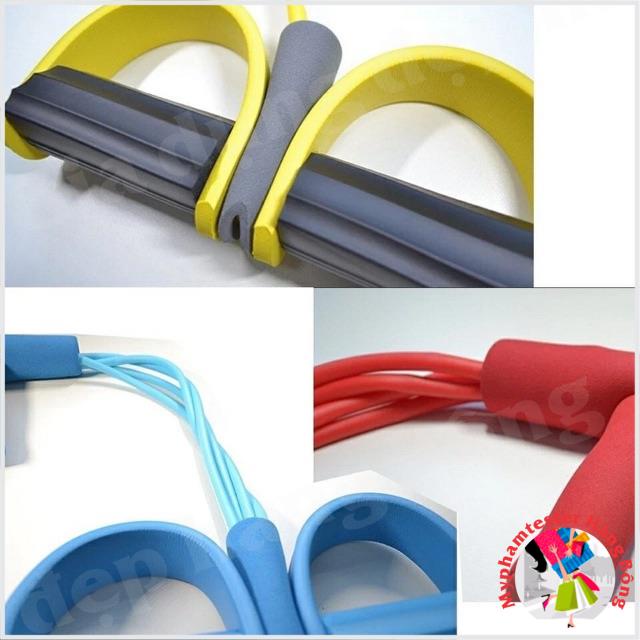 Dây tập bụng bằng đạp chân