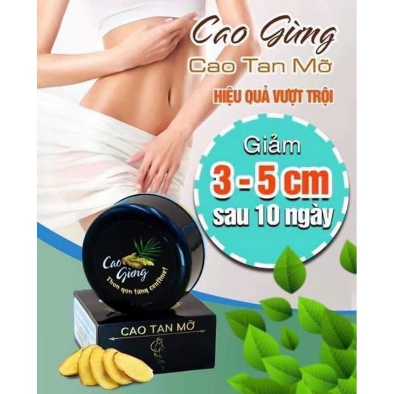 CAO GỪNG TAN MỠ - ĐÁNH BAY MỠ THỪA