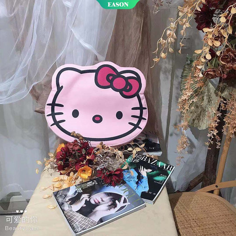 Sanrio Túi Xách Đeo Vai Hoạt Hình Hello Kitty Sức Chứa Lớn 2021 Thời Trang Cho Nữ