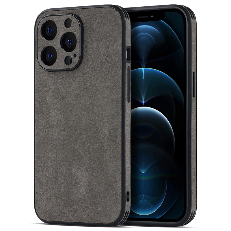 Ốp Điện Thoại Da Chống Sốc Phong Cách Vintage Cho iPhone 14 13 12 Pro Max 11 14 Pro