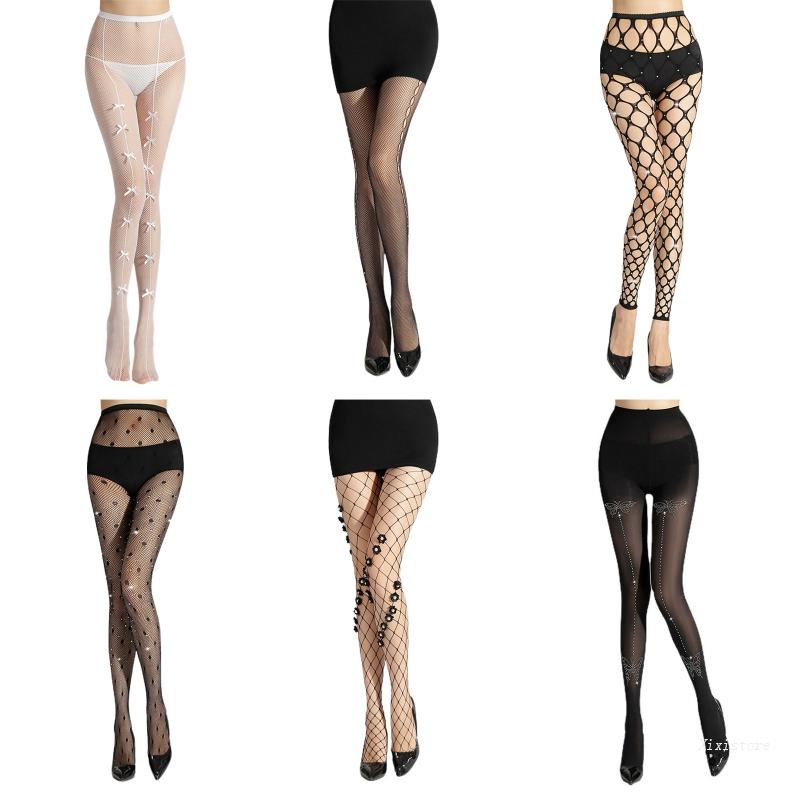 XIXI Quần Tất Lưới Đính Đá Gợi Cảm Dành Cho Nữ