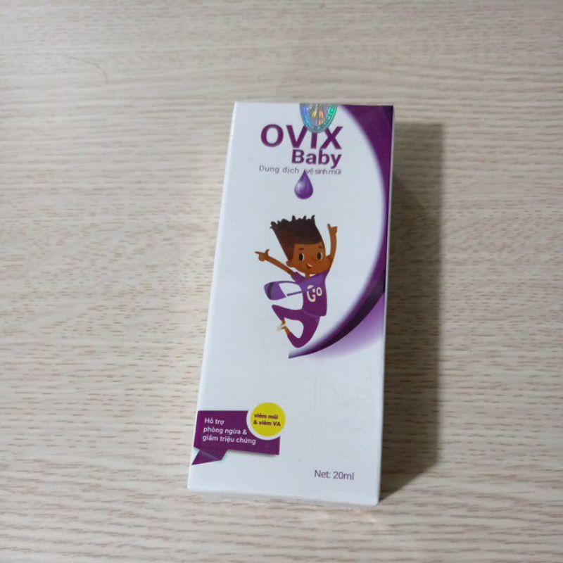 Xịt mũi họng ovix baby 20ml