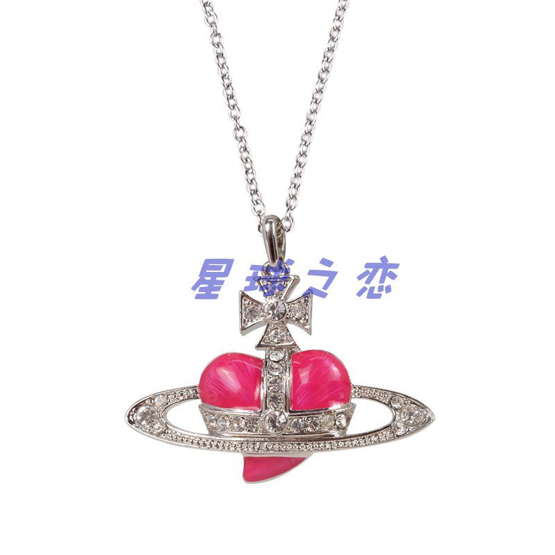 Vòng cổ Mặt Gỗ Đính Đá Hình Trái Tim Lớn