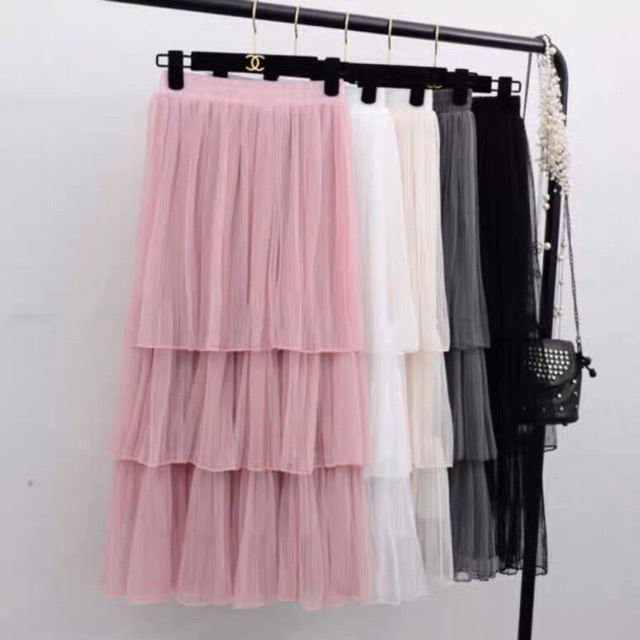 Chân váy tầng công chúa