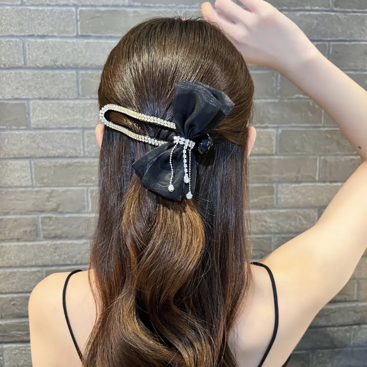 Kẹp Tóc Hình Cá Mập Đính Đá Lấp Lánh Phong Cách Hàn Quốc 2022