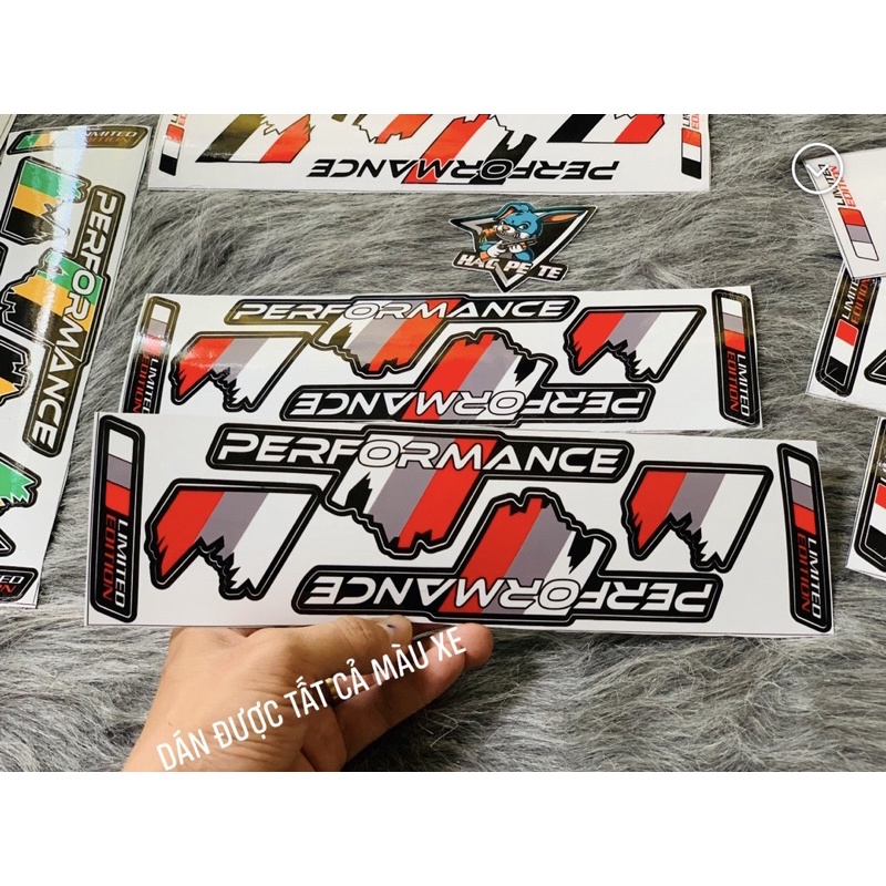 Tem decal logo sticker Việt Nam Performance Limited Edition cao cấp decal chính hãng