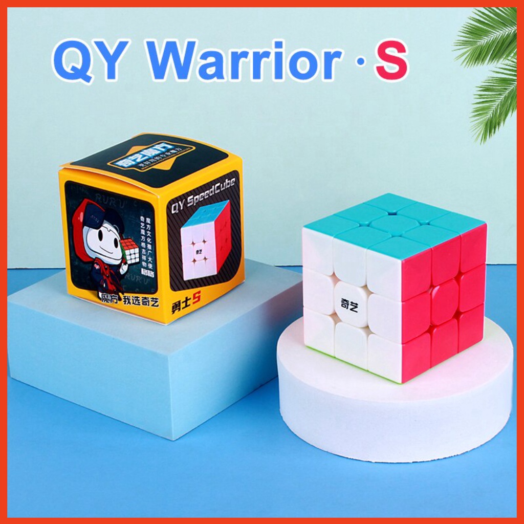 Rubik 3 Tầng QiYi Stickerless - Rubic 3x3 Warrior S