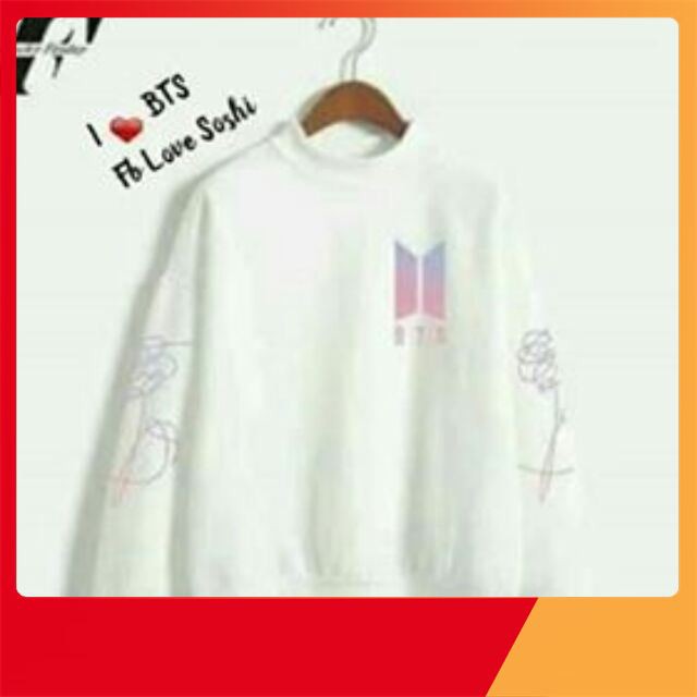 Áo thu đông BTS áo sweater BTS BT21 chui đầu in theo yêu cầu