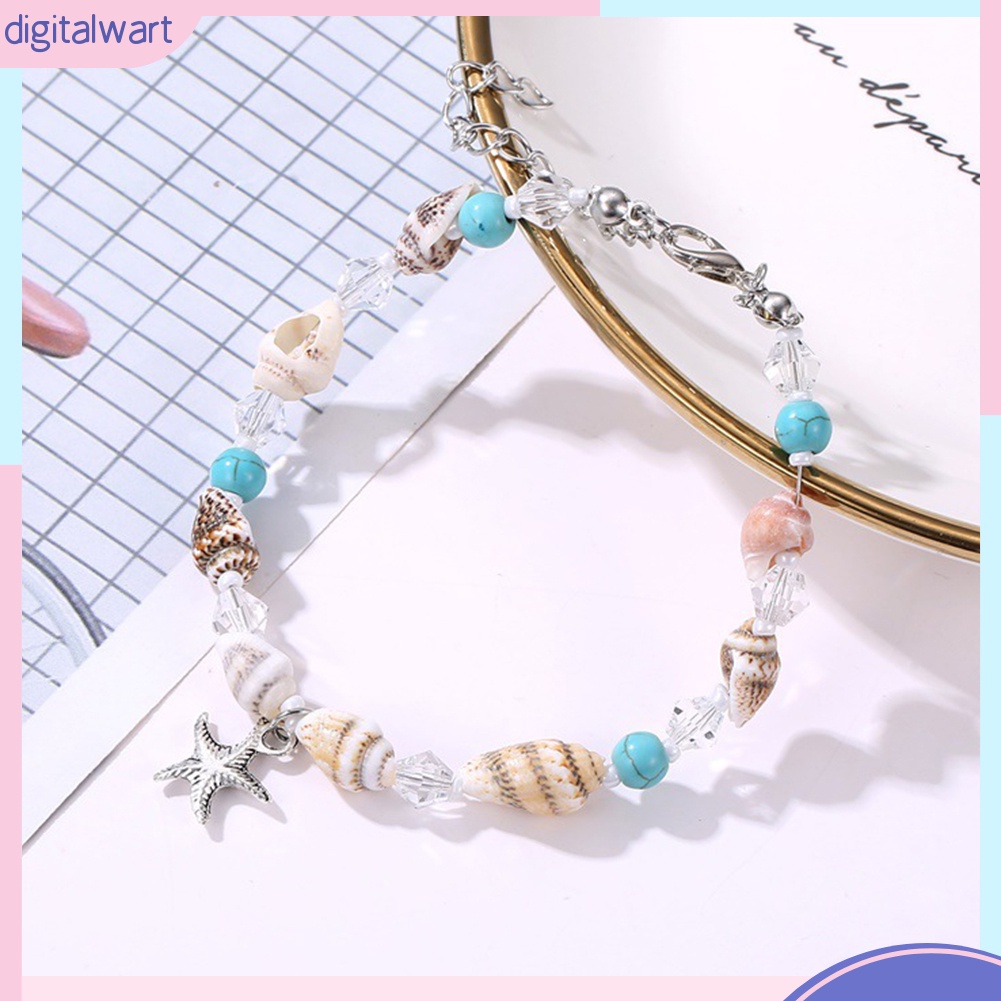 Lắc Chân Đính Vỏ Sò Và Sao Biển Phong Cách Boho