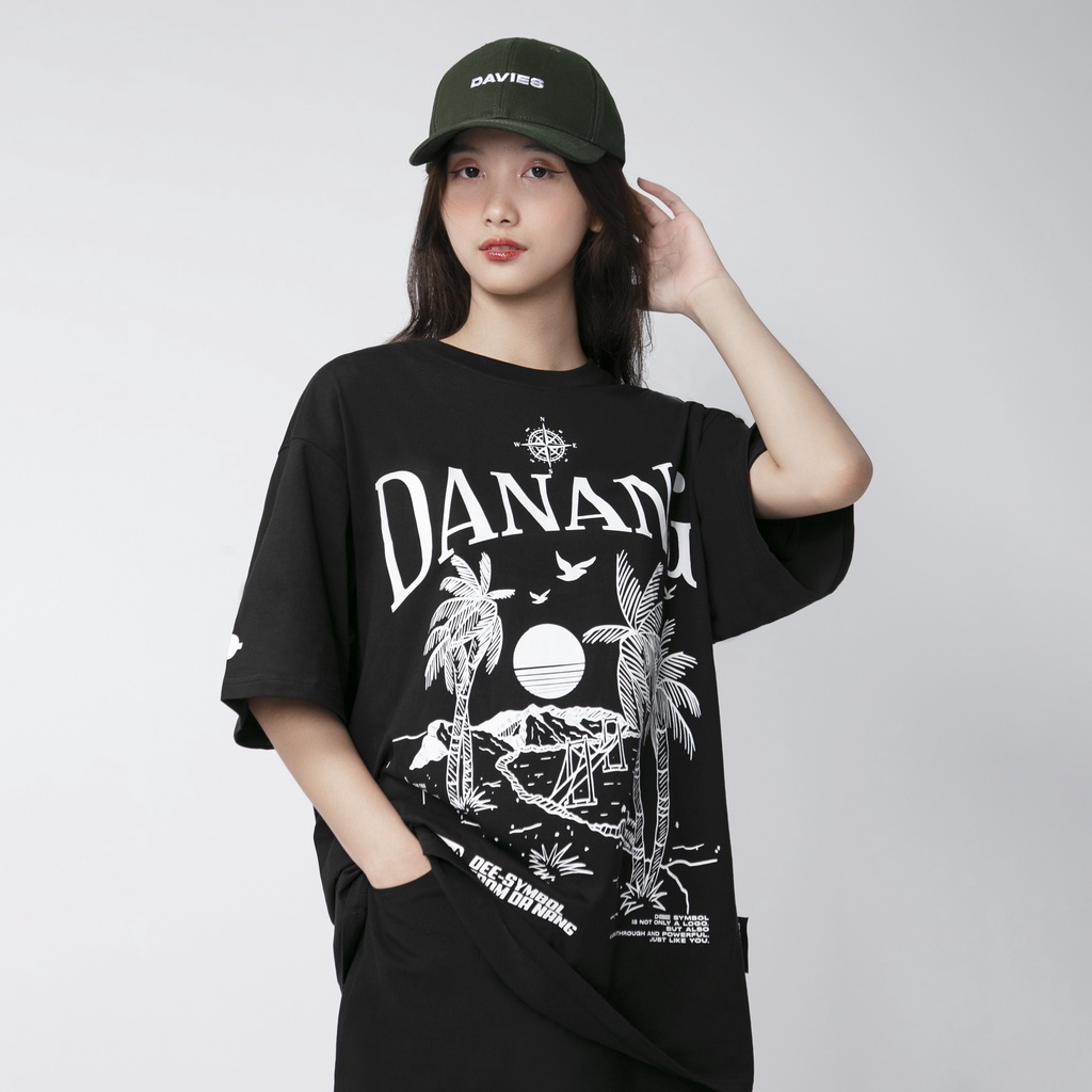 Áo phông nam nữ form rộng tay lỡ nhiều màu basic tee local brand DAVIES Danang| D29-T1