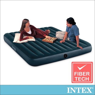 Đệm hơi gia đình công nghệ mới 183x203x25cm  64735, nệm 4 người nằm, êm ái thoáng khí, gấp dọn tiện dung - Kèm bơm