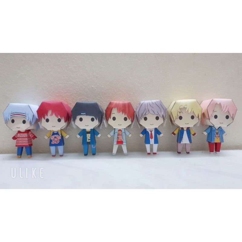 Mô Hình Giấy Chibi BTS DNA