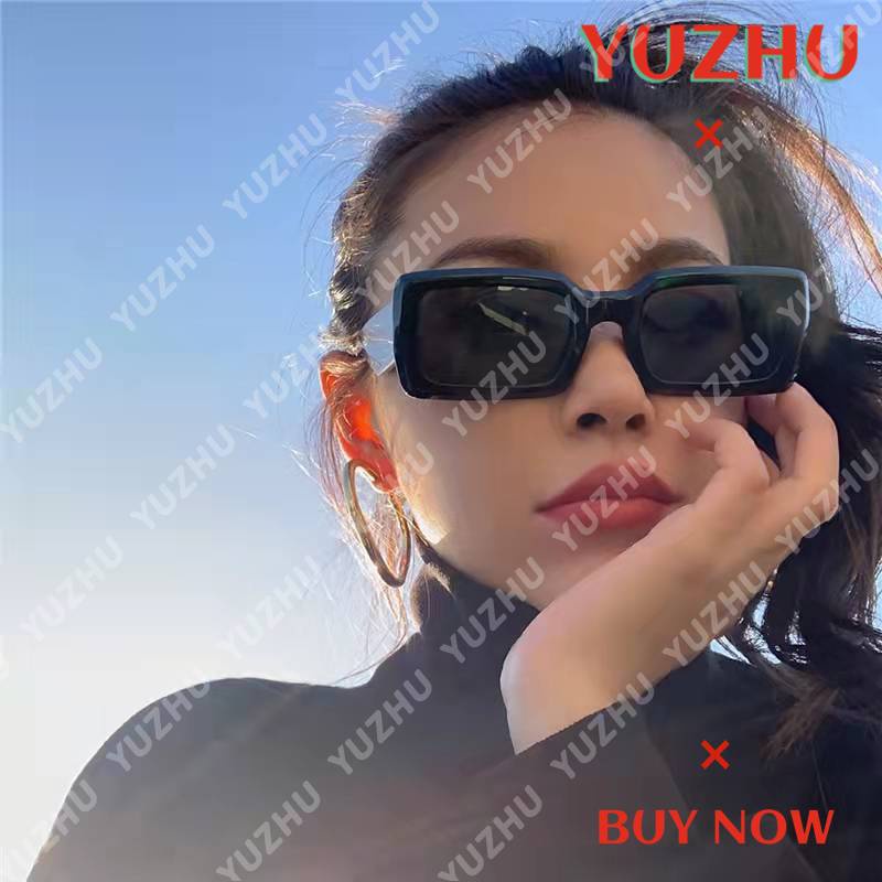 (YUZHU) Kính Mát Thời Trang Hàn Quốc Nhiều Màu Sắc Hình Chữ Nhật