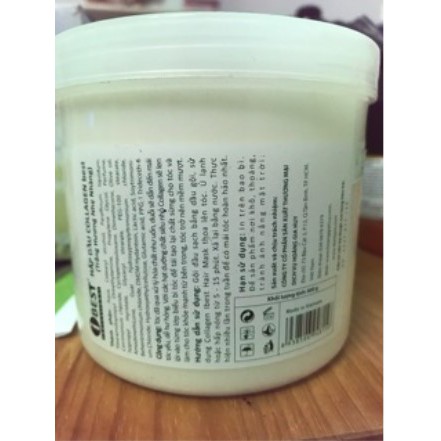 Kem ủ tóc Collagen IBEST chăm sóc tóc uốn, duỗi, hư tổn, giúp tóc vào nếp, suôn mượt, chắc khoẻ 600ml