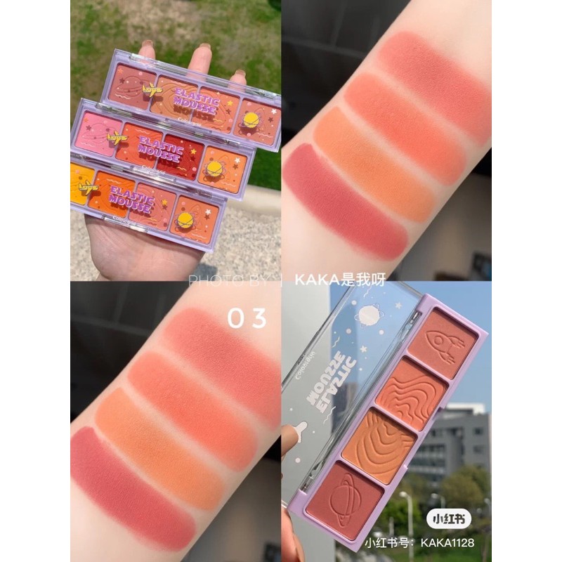 Phấn má hồng Colour Grid 4 ô xinh xắn Colour Grid thiên hà (Có sẵn - Giao nhanh) | BigBuy360 - bigbuy360.vn