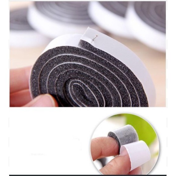 COMBO 4 CUỘN Gioăng cửa, Ron cửa cách âm chống nhiệt, ngăn bụi bẩn côn trùng, phấn hoa, chống gió, chống ồn hiệu quả