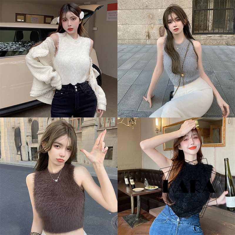 Áo Hai Dây Màu Sắc Đơn Giản Thời Trang Cho Nữ