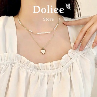 Vòng cổ, dây chuyền vintage Rose layer sang chảnh - VC06