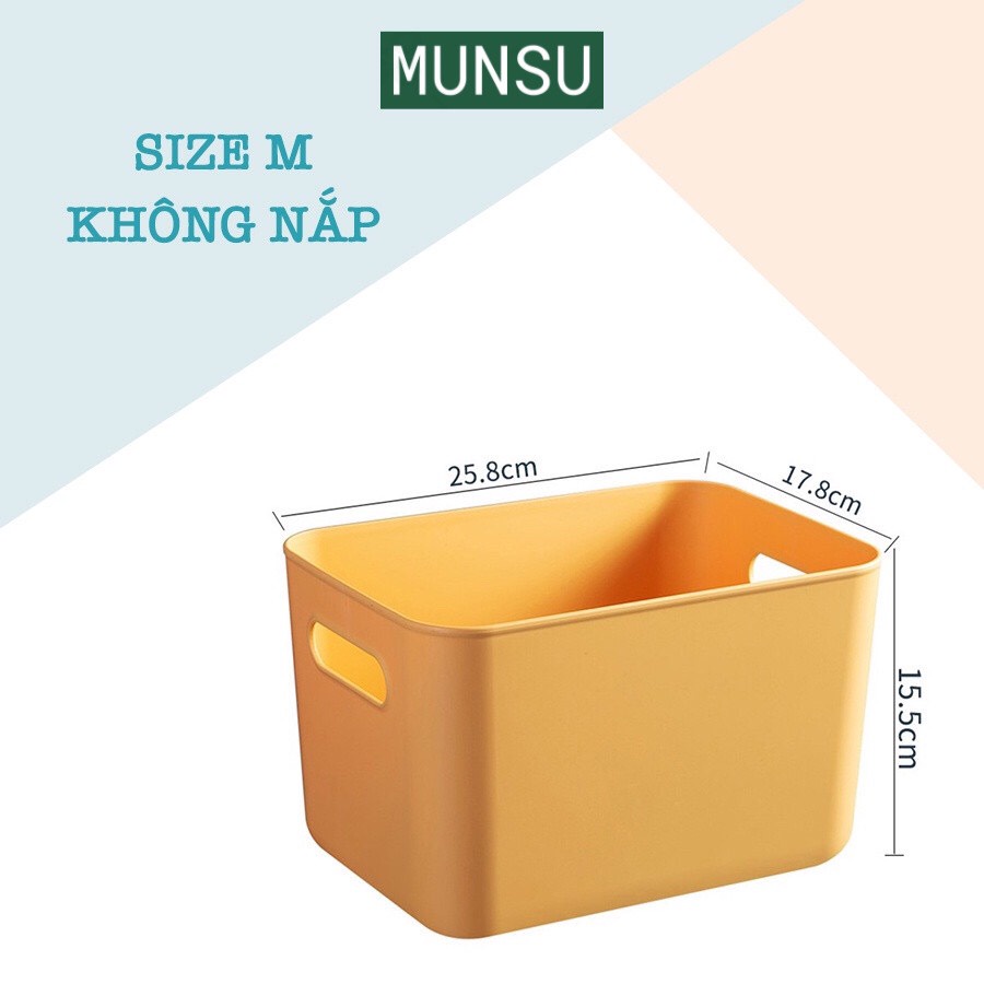 Hộp Đựng Đồ Bằng Nhựa Đa Năng Có Tay Cầm Nhiều Màu Tiện Dụng Cao Cấp Đựng Quần Áo, Mỹ Phẩm Q002