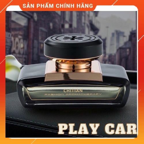 Nước hoa CHITIAN khử mùi hôi ô tô ,dầu thơm chống say xe đặt taplo  dung tích 55ml PLAYCAR