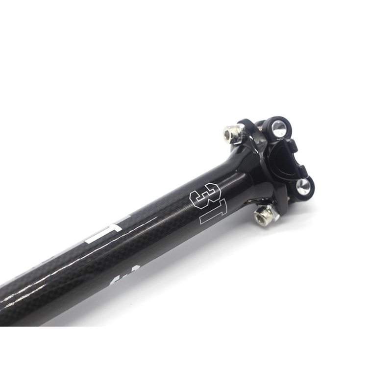 Cốt Yên Xe Đạp Leo Núi 3t 3k 27.2 / 30.8 / 31.6mm Bằng Sợi carbon Nhiều Màu