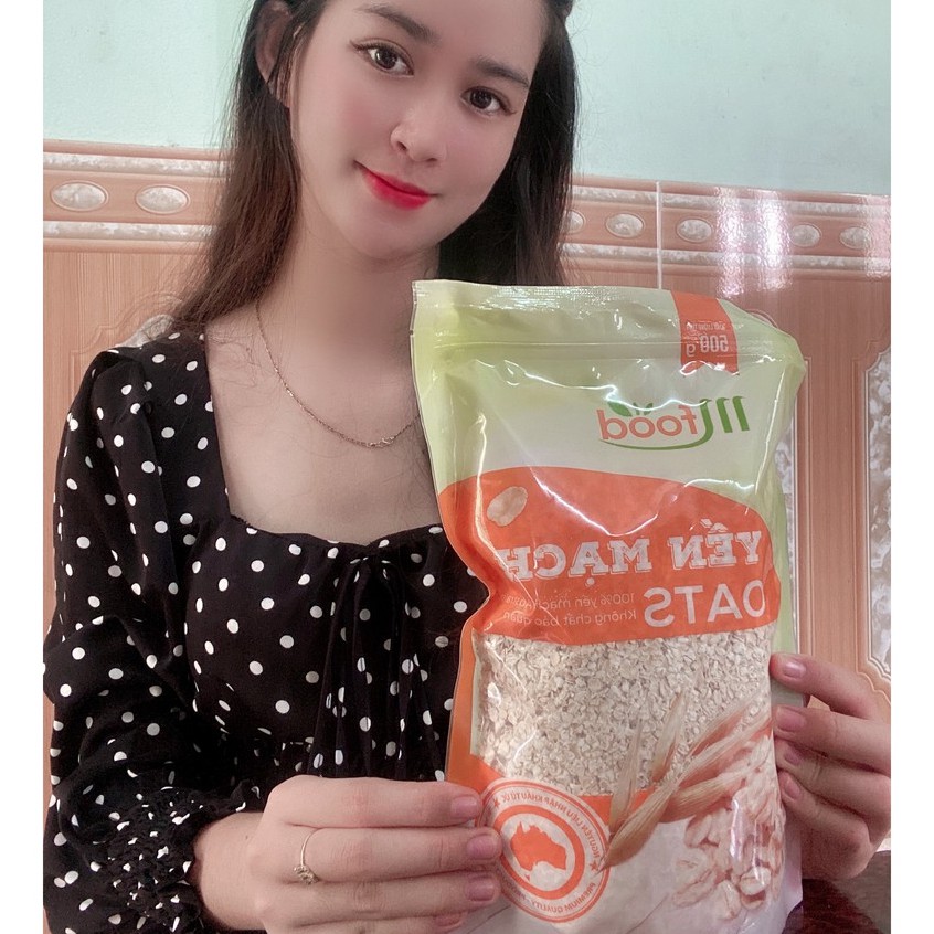 Yến mạch úc tươi ⚡Mfood⚡ yến mạch hữu cơ nguyên hạt - Ăn sáng hỗ trợ giảm cân | Date mới liên tục