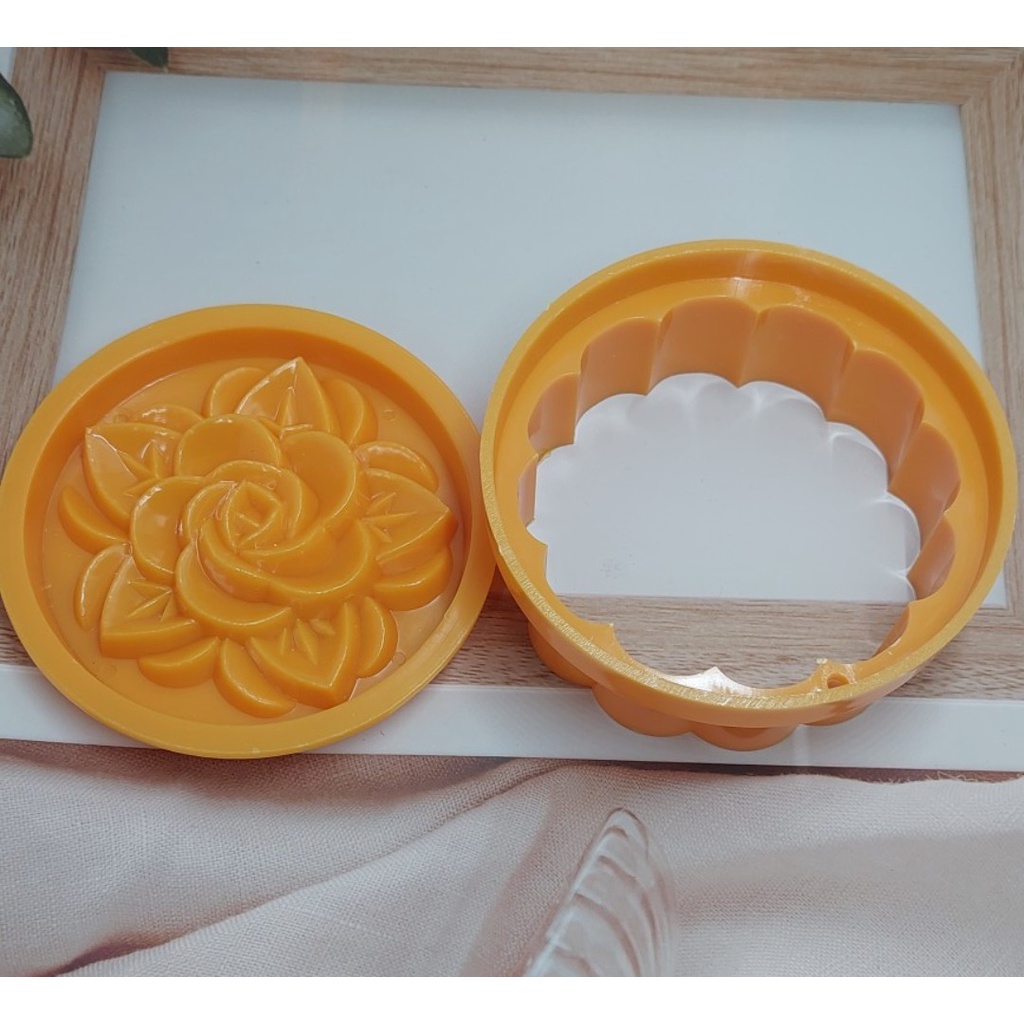 Khuôn Bánh Dẻo, Bánh Nướng Trung Thu (250 gram ) Vĩnh Trường Hoa hồng