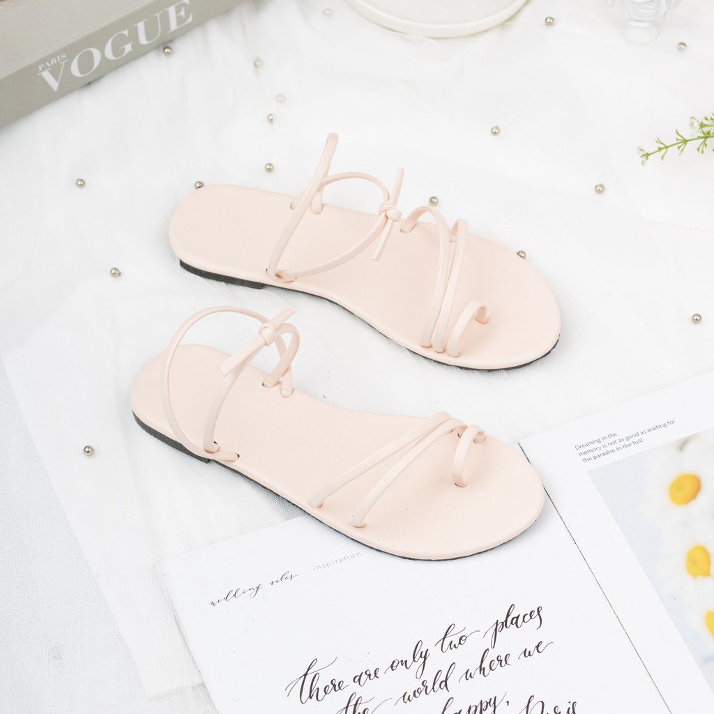 Giày sandal nữ quai mảnh sỏ ngón MWC NUSD- 2788