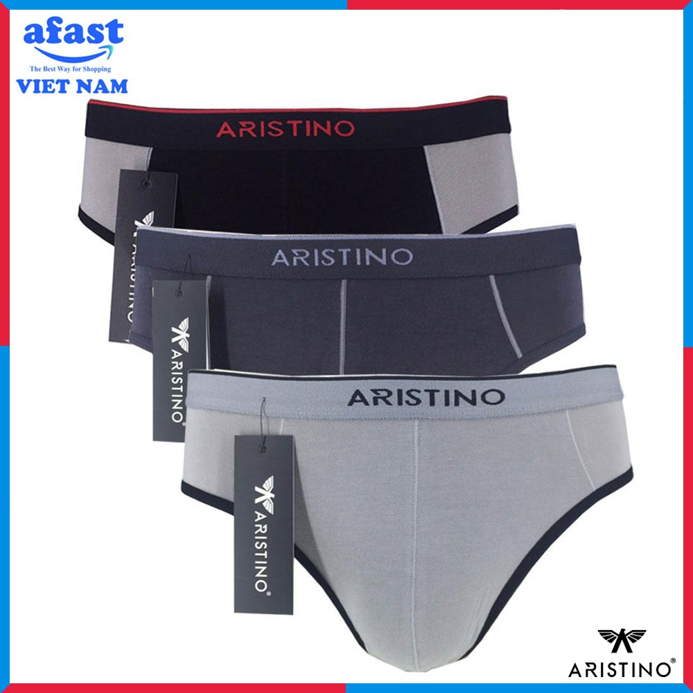 COMBO 3 QUẦN SỊP NAM TAM GIÁC ARISTINO ABF16-05 [HÀNG CHÍNH HÃNG]