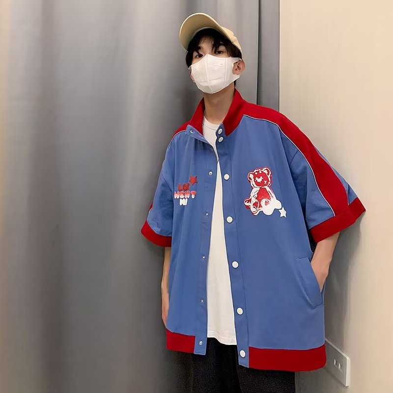 Áo Sơ Mi Ngắn Tay In Họa Tiết Thời Trang Dành Cho Nam áo sơ mi unisex nam áo sơ mi nam áo khoác sơ mi áo sơ mi hoạ tiết nam