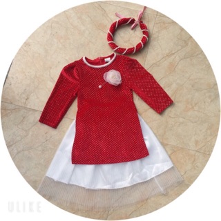 Áo dài cách tân kèm mấn cho bé yêu 9-18kg