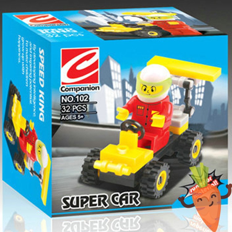 Đồ chơi Lego ô tô mini dành cho bé yêu CAROBY DCLG01