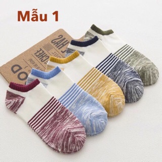 COMBO set 5 đôi TẤT, VỚ NAM NỮ hoạ tiết hàng đẹp