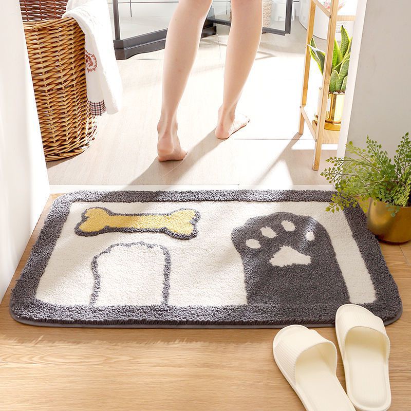 Thảm lót sàn Thấm Hút Tốt Chống Trượt Họa Tiết Hoạt Hình