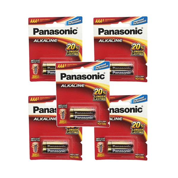 Pin AAA Panasonic alkaline Combo 5 vỉ